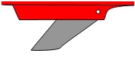 Blue arrow Keel